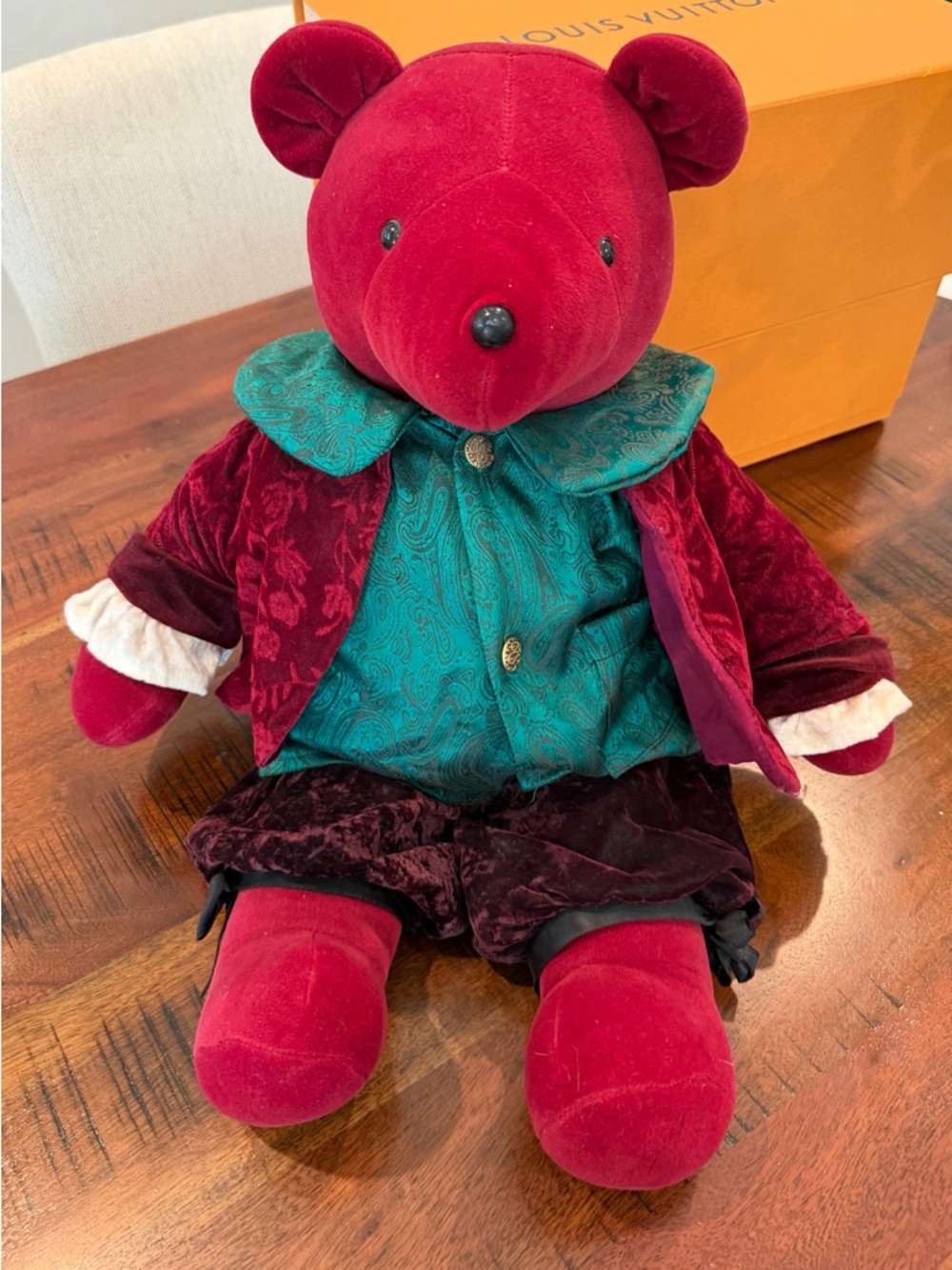 1979 Rembearandt North American Bear Co. Red Teddy Bear 20" Plush - Rare!